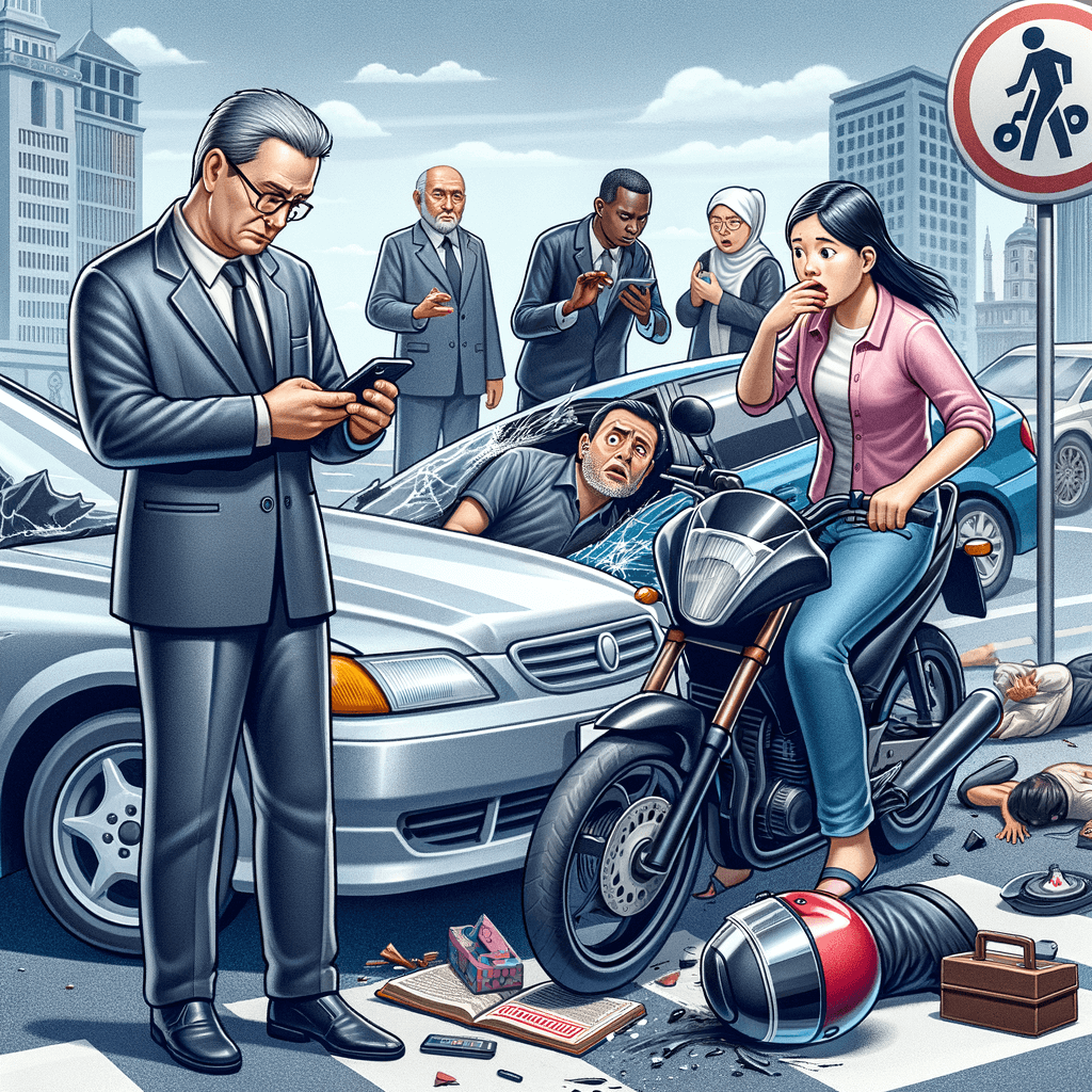 Distracted Driving and Motorcycle Accident Lawsuits